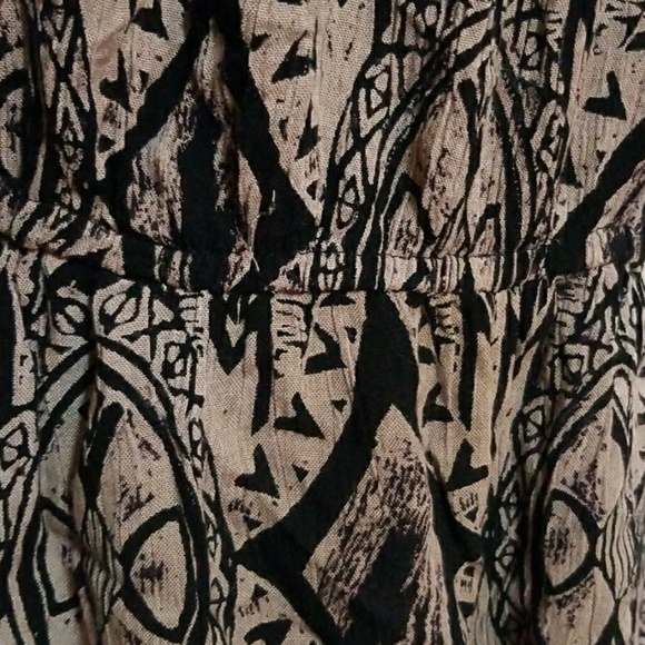 Angie Abstract Festival Romper with Pockets! - Picture 5 of 7